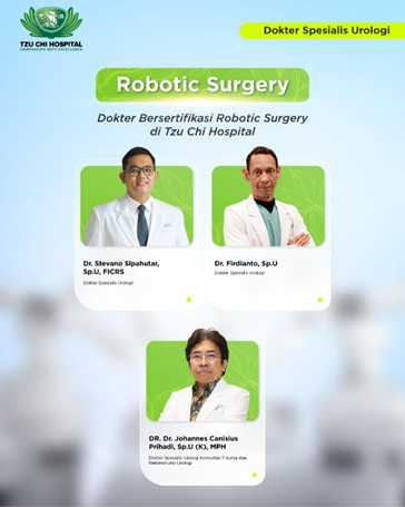 dokter robotics surgery di Tzu Chi Hospital